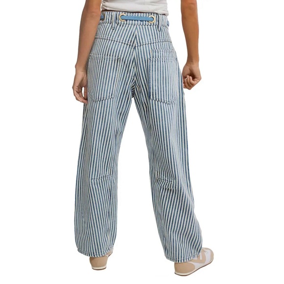 We The Free Moxie Railroad Low-Slung Jeans dark slate new 25 - Picture 5 of 9